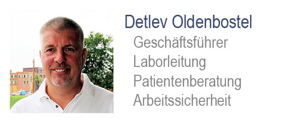 Detlev Oldenbostel, Geschäftsführer Dental Design GmbH